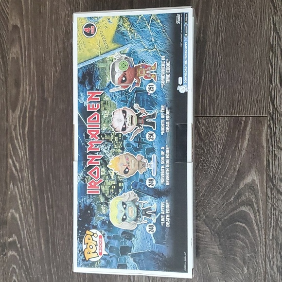 Pop Rocks - IRON MAIDEN Funko Glow in the Dark - 4 Pack AE Exclusive- ED… - Picture 2 of 8